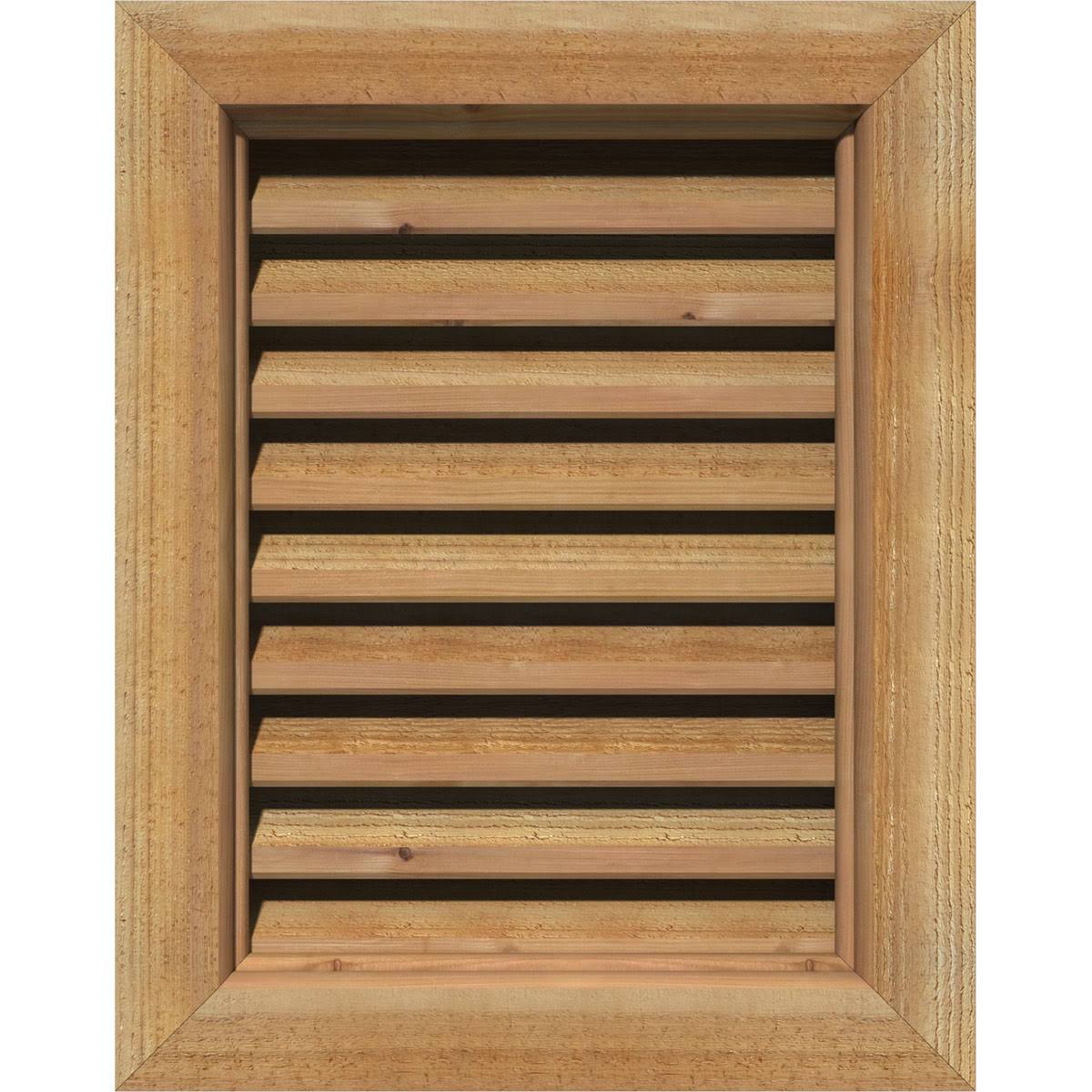 Unfinished Vertical Gable Vent A456