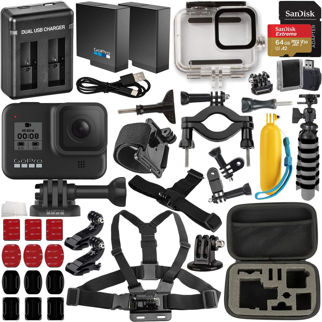 Action Camera with Underwater Housing and Floating Hand Grip W189137
