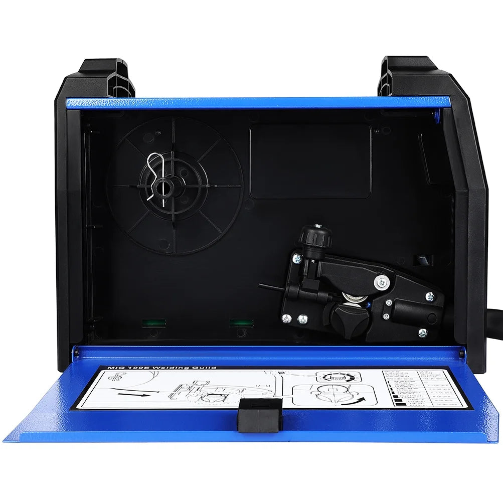 MIG Welder Machine, 110V/120V, 30-90Amp, Gasless Core Wire, Adjustable Speed Control G973154