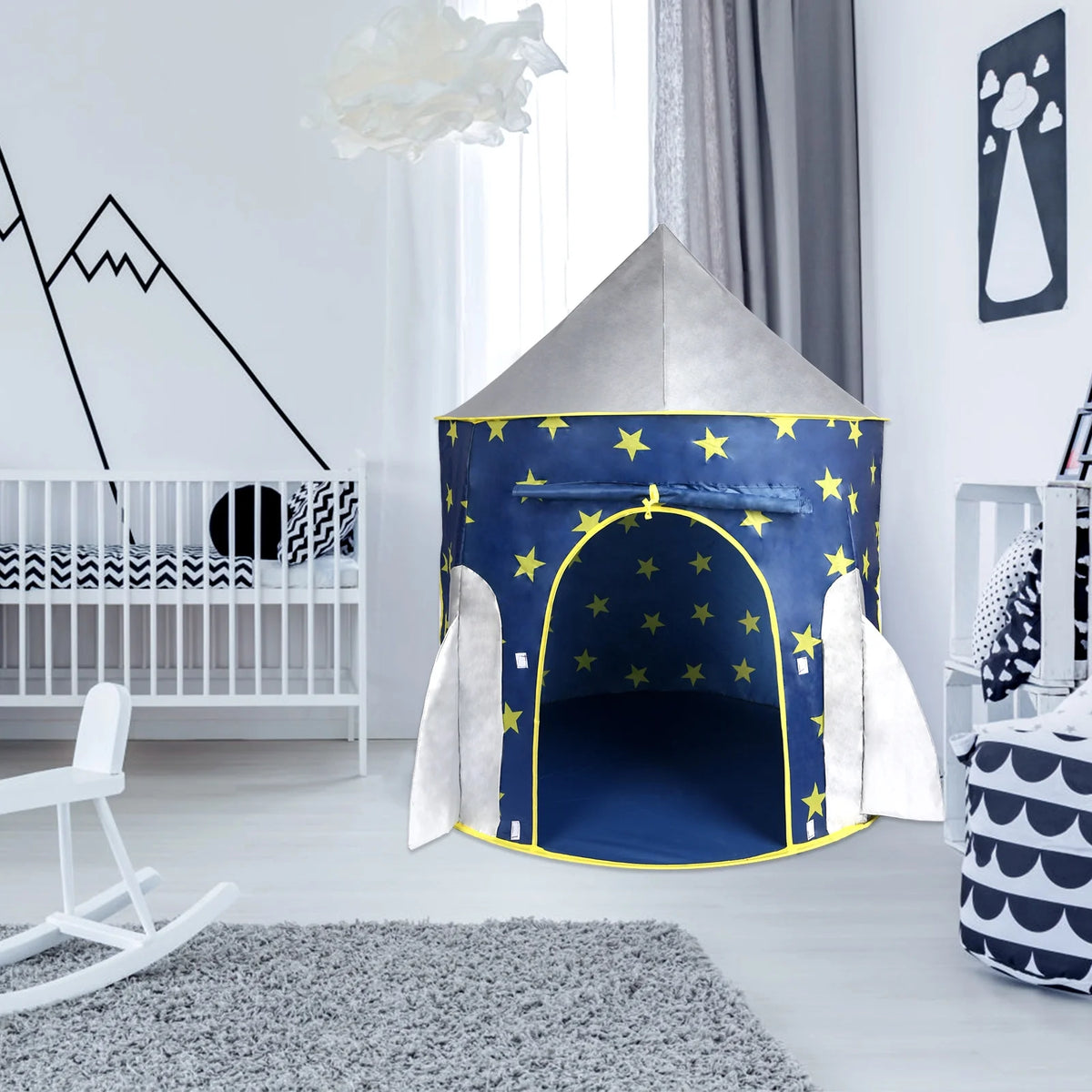 Rocket Spaceship Play Tent U60044