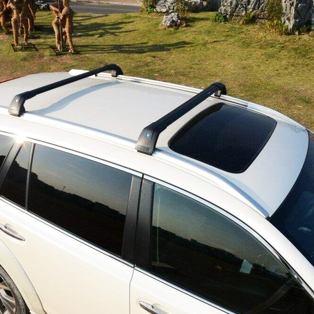 Black Lockable Roof Rack Cross Bars for KIA Telluride J913