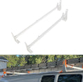 Steel Universal White Cargo Van Ladder Rack Roof 600LB T2115