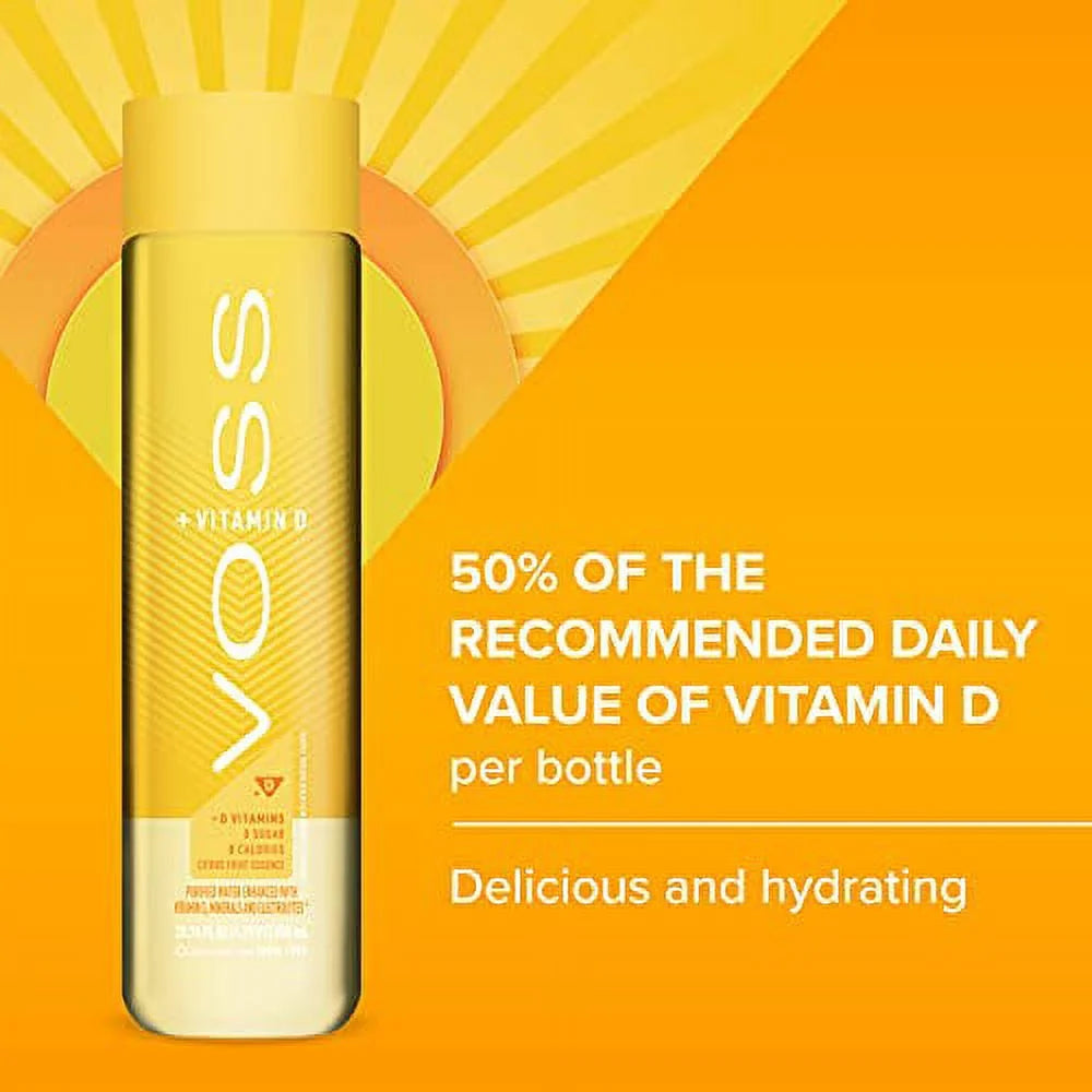 Purified Water with Vitamin D and Electrolytes, 850ml (Pack of 12) H30046