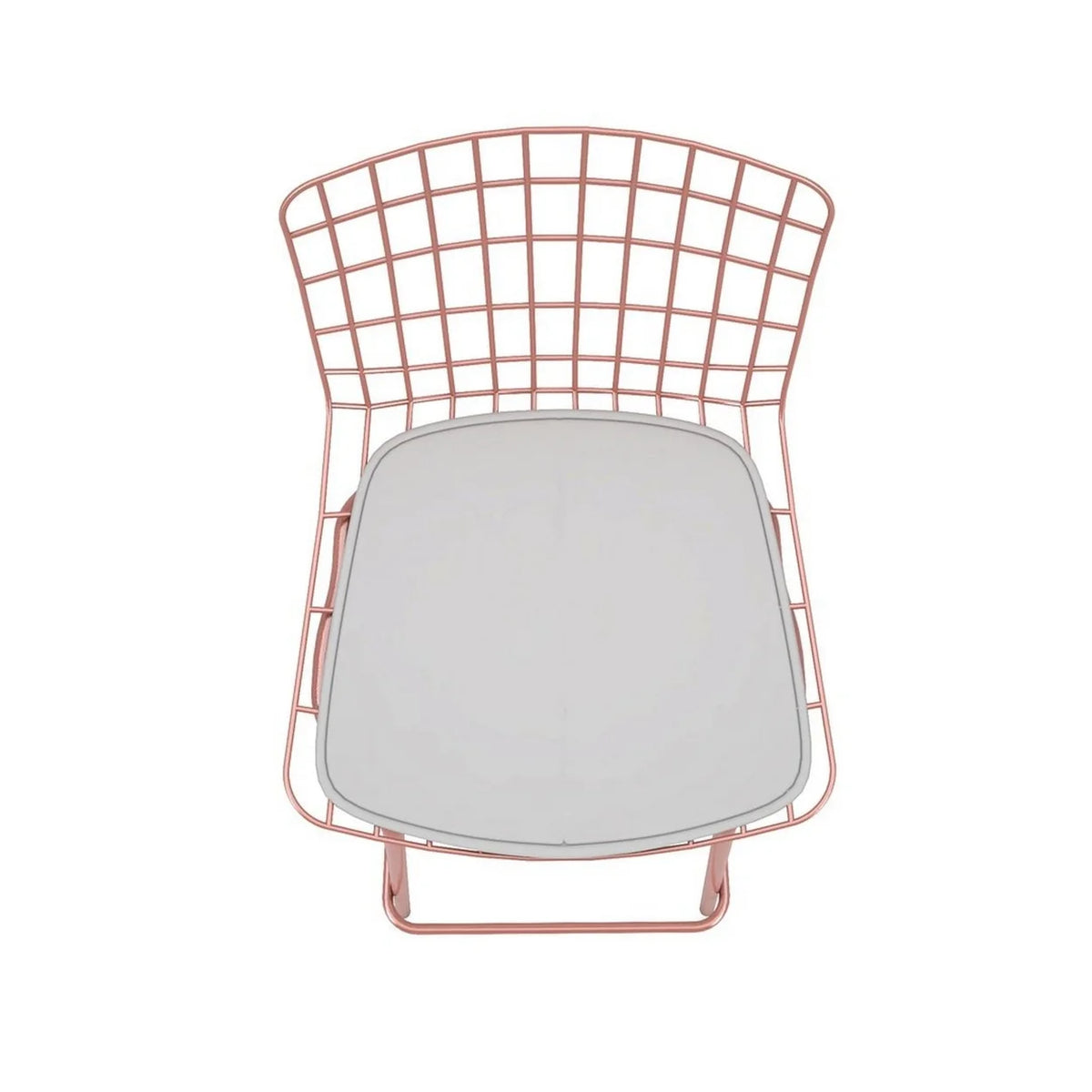 Rose Pink Gold and White Barstool Set of 3 D566351