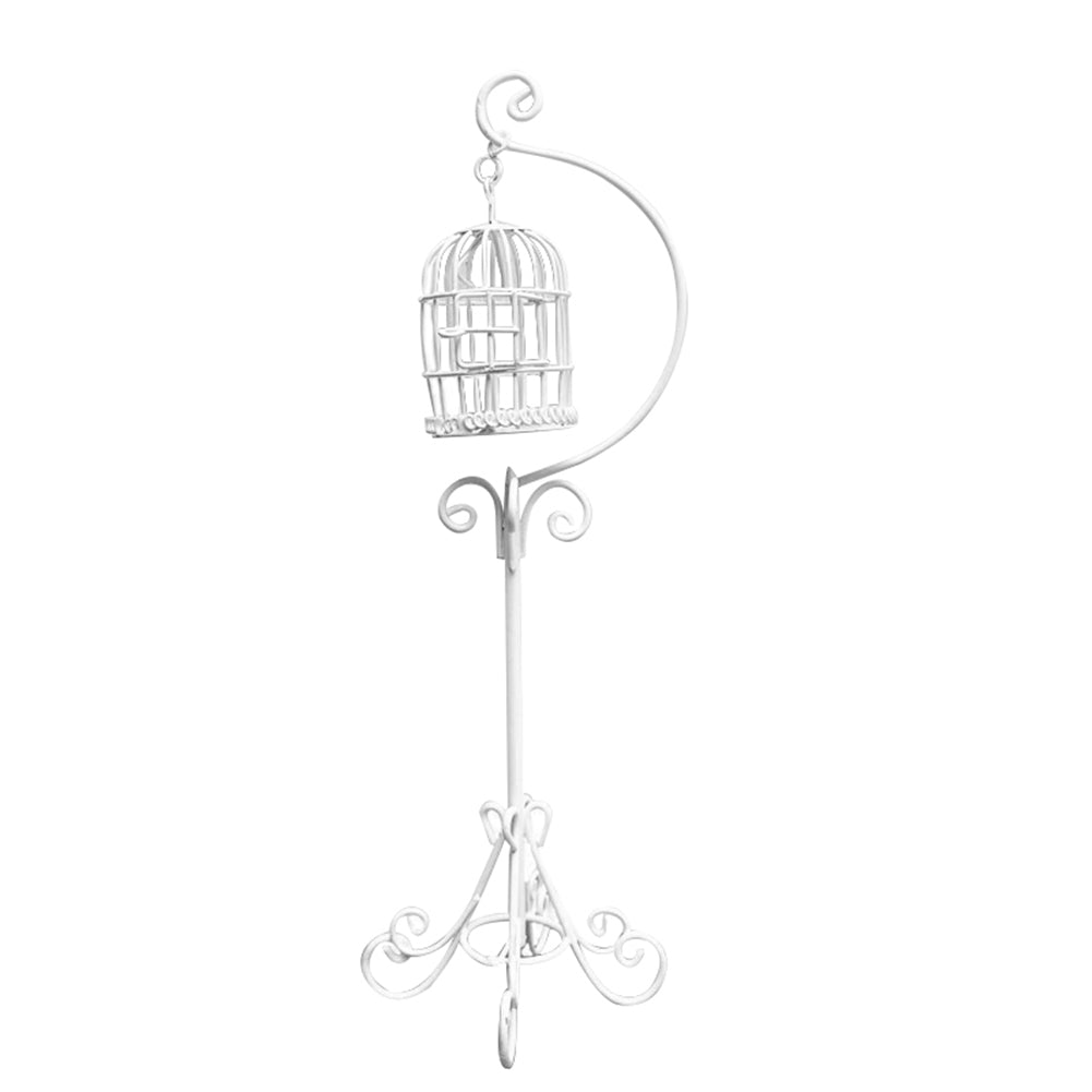 1:12 Metal Bird Cage Dollhouse Decoration T22544