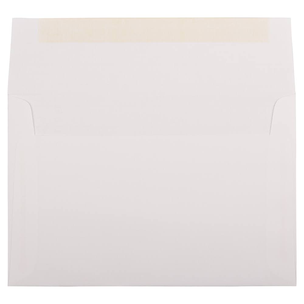 A8 Invitation Envelopes, 5.5 x 8.125, Bright White Wove, 1000/Carton Q55549