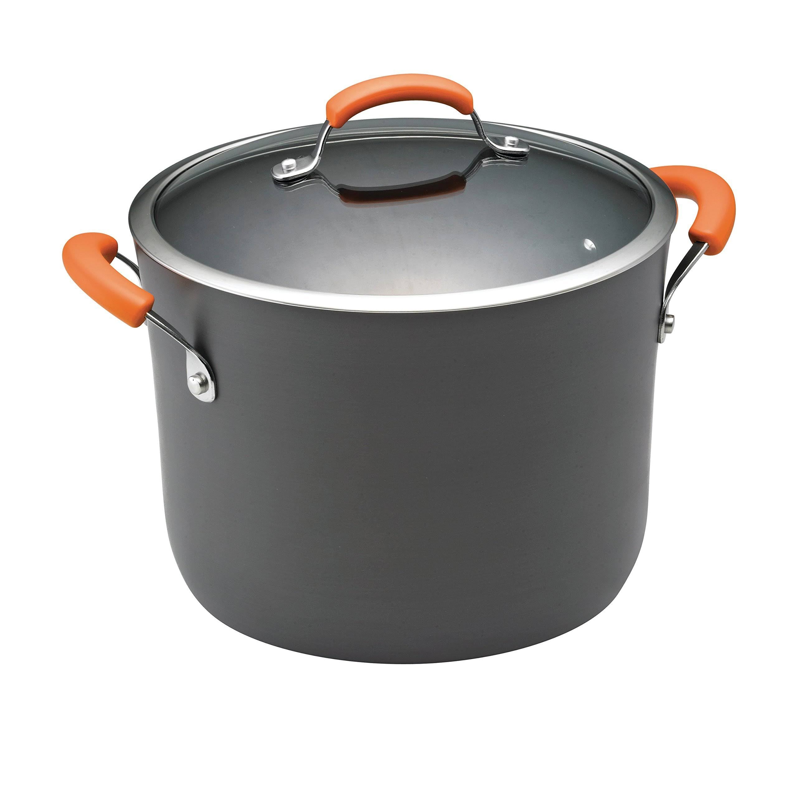10 Qt. Hard Anodized Covered Stockpot M496883