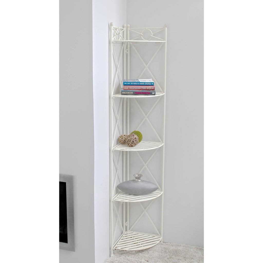 Iron 5-Tier Corner Shelf Z6501