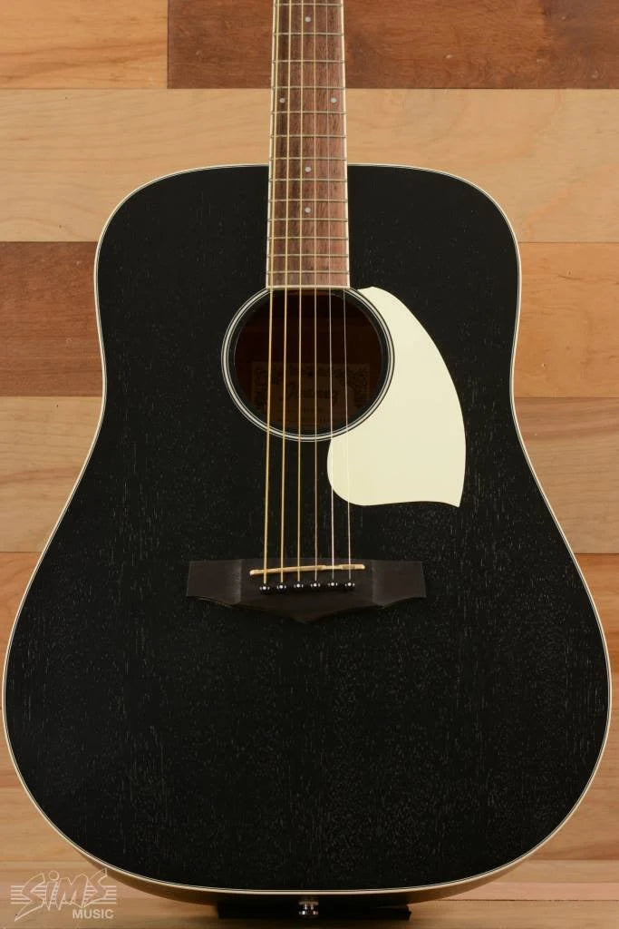 Weathered Black Acoustic Guitar Q7833