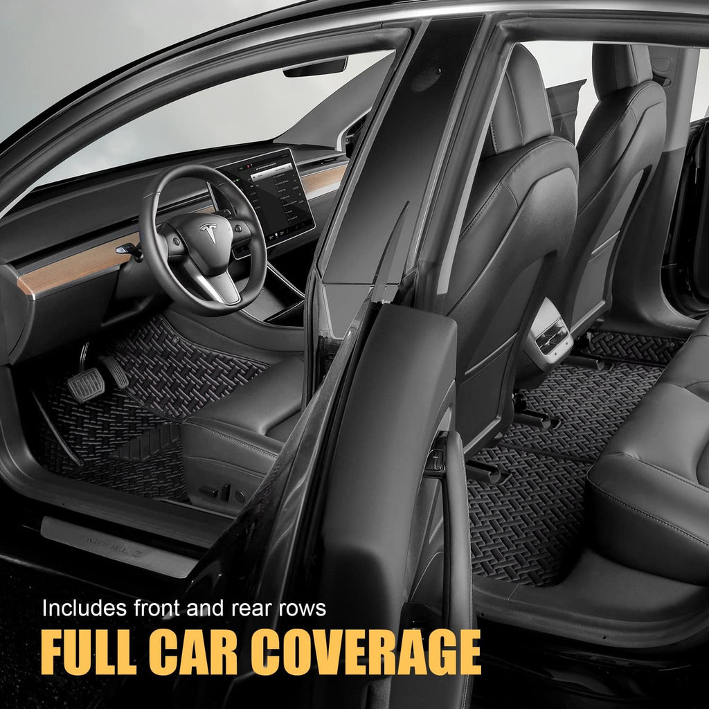 Black Waterproof Car Floor Liner P1181