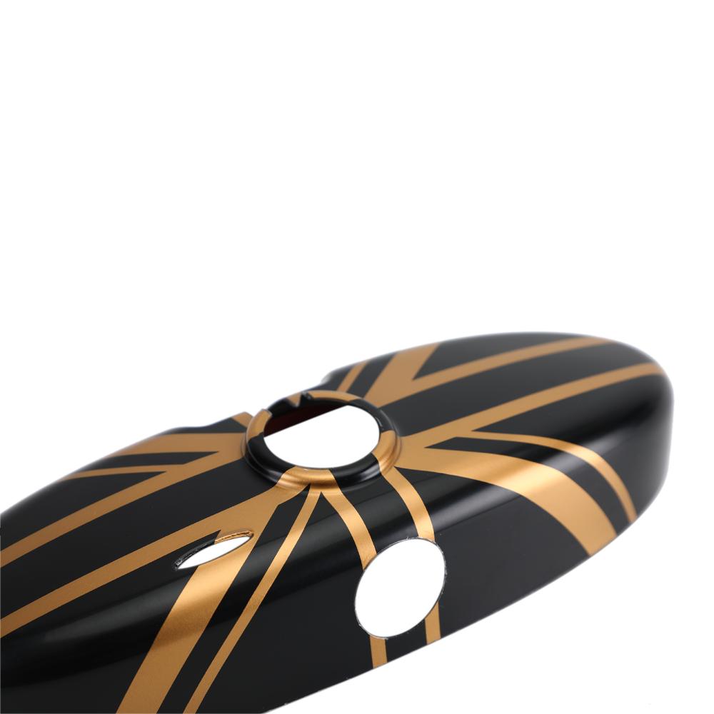 Black/Gold Rear View Mirror Cover F511