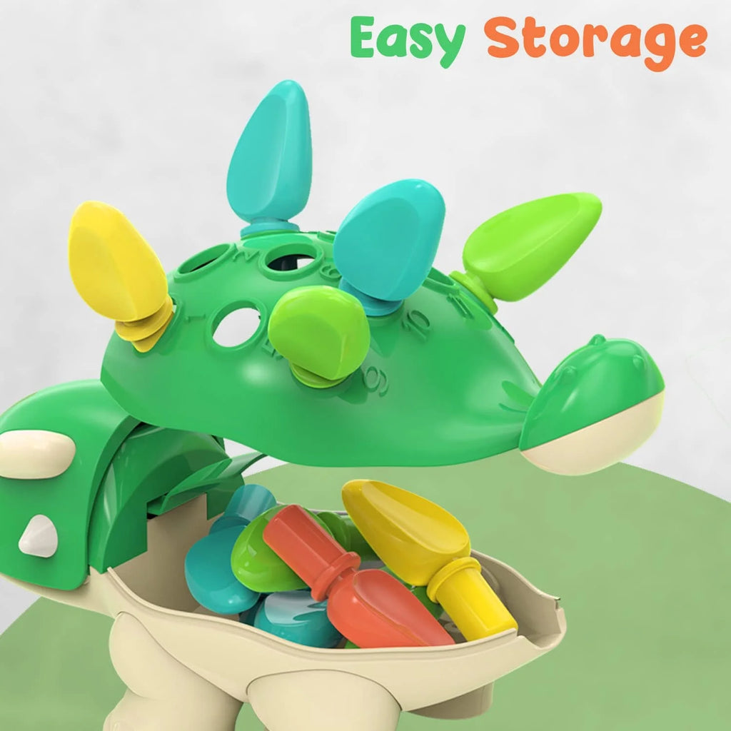 Dinosaur Toy with 12 Spike Quills for Matching Colors N308