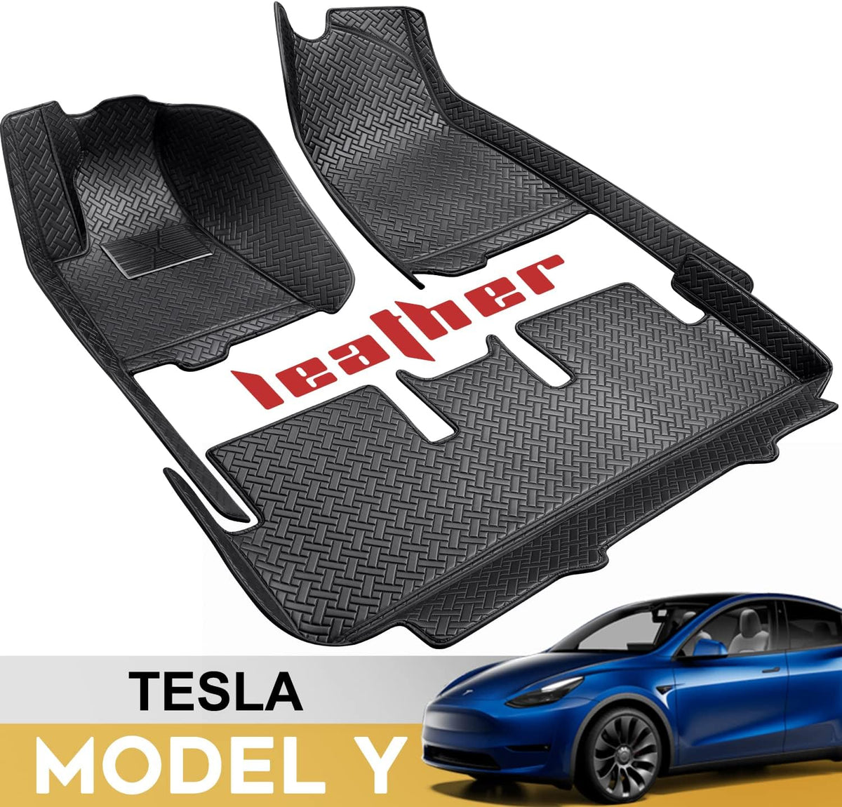 Black Waterproof Car Floor Liner P1181