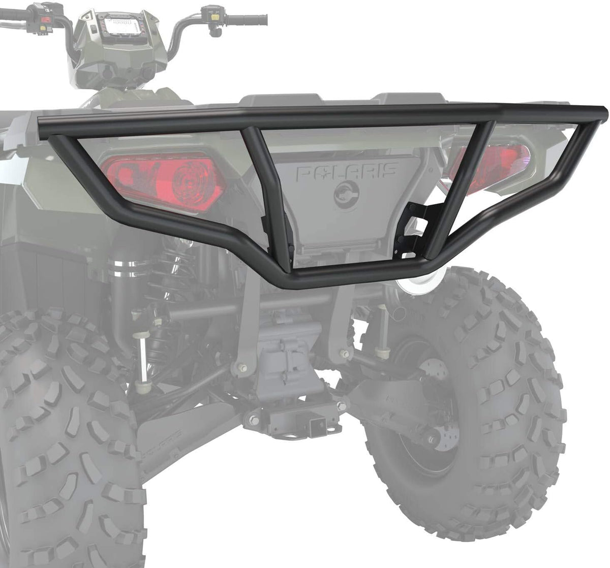 Black Steel Rear Brushguard B7637