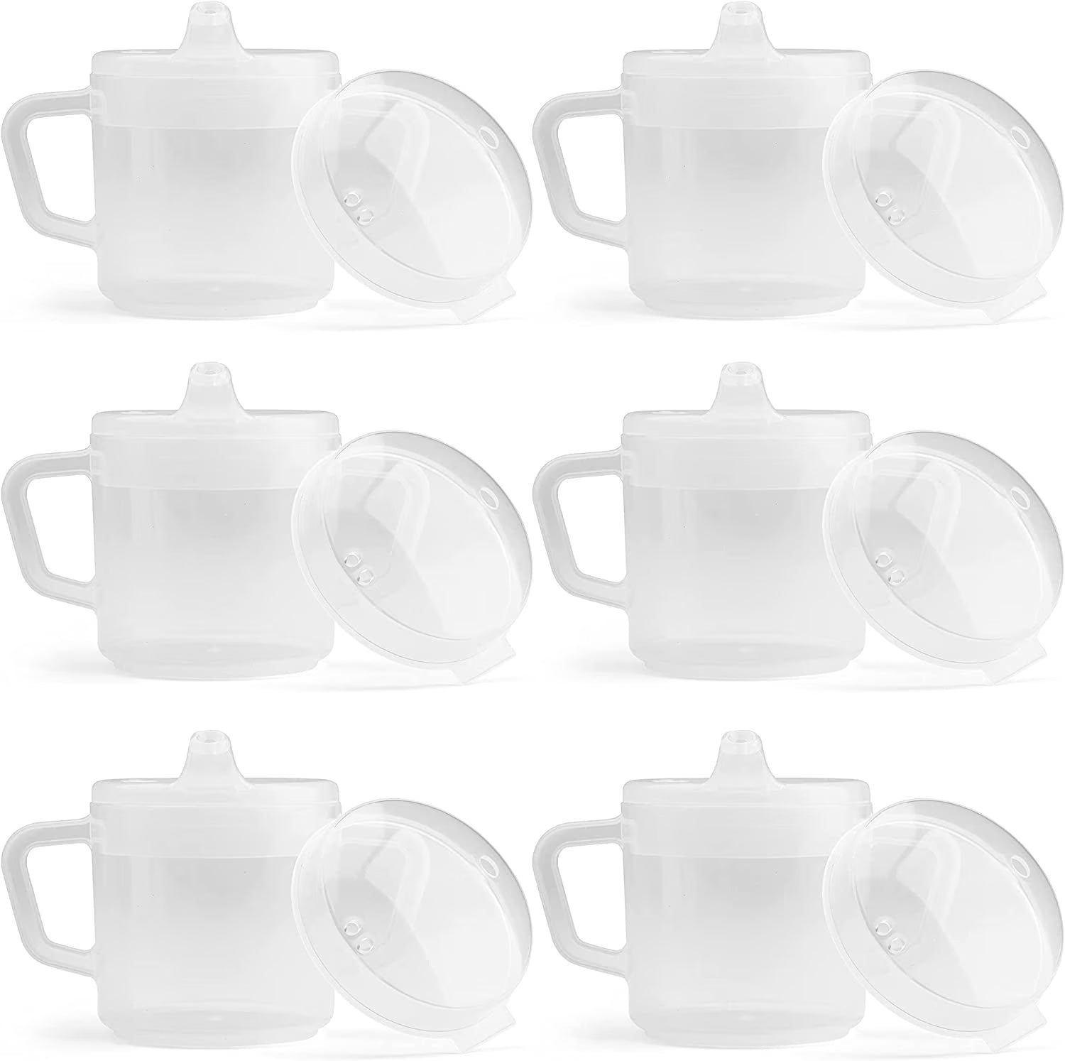 Clear 6 Pack Adult Sippy Cup S848662
