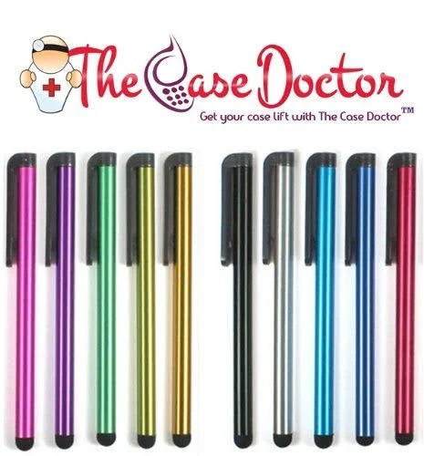 100 Pack Colorful Metal Capacitive Stylus Pens T782