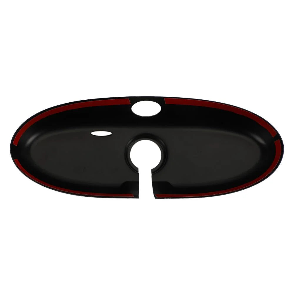 Black/Gold Rear View Mirror Cover F511