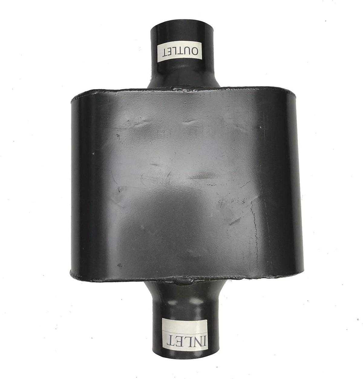 Pair of Single Chamber Performance Race Muffler 3" Center / Center Universal Steel Muffler Pack of 2 S136205