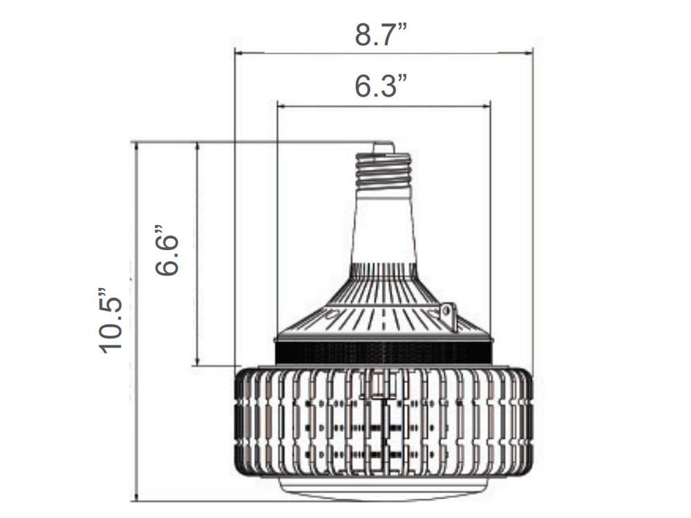 140W High Bay LED Light, 4000K S824814