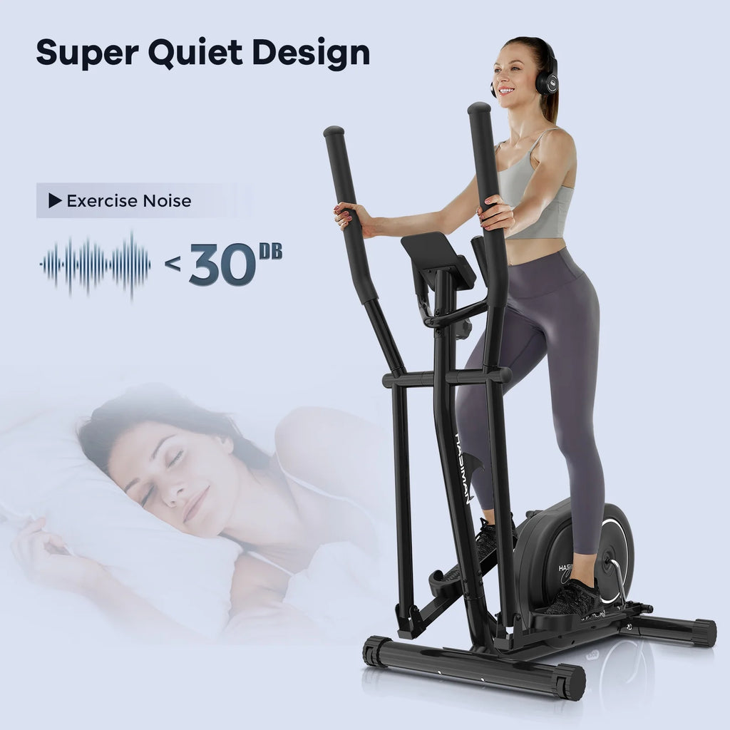 Magnetic Elliptical Exercise Machine with Pulse Rate Grips D675845