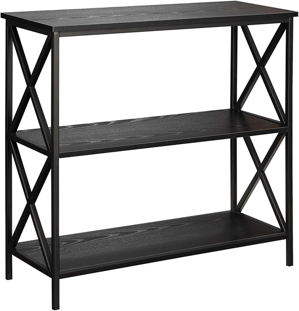 3 Tier Bookcase, Weathered Gray B928456