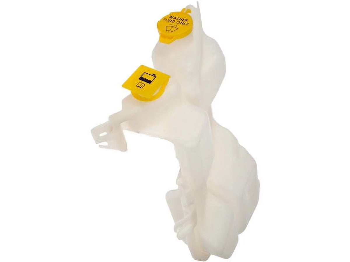 Radiator Coolant Overflow Expansion Tank and Windshield Washer Fluid Reservoir with Caps L8555
