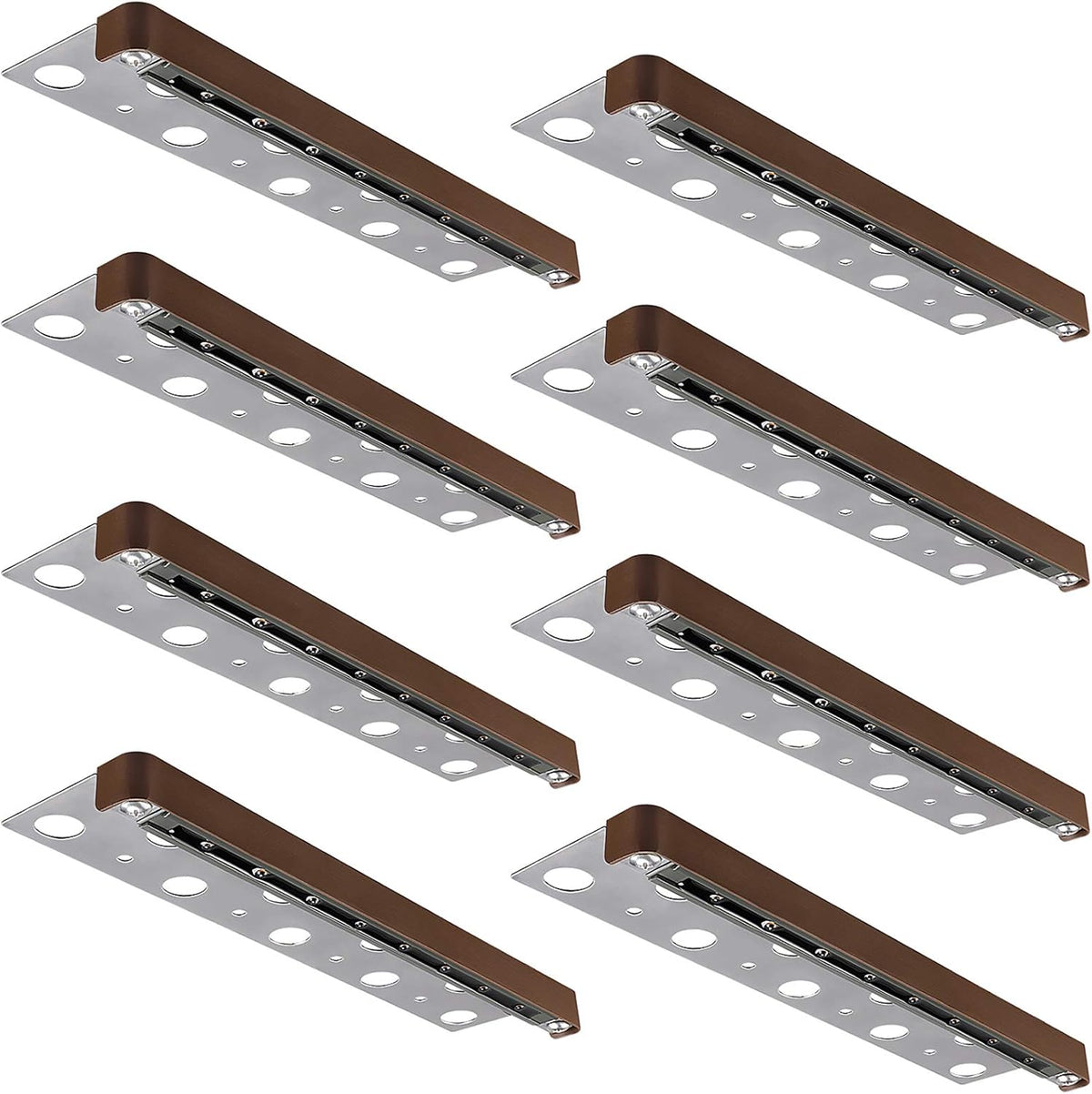 8-Pack 12 Inch LED Retaining Wall Lights, 3W Outdoor Step Lights, 5000K Daylight Q779665