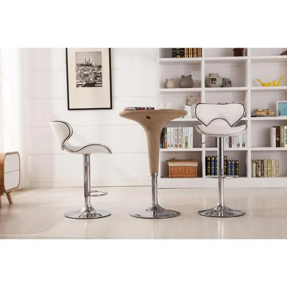 Set of 2 Leatherette Swivel Barstool Q7132