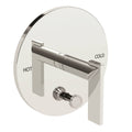 Polished Nickel Tub & Shower Diverter Plate with Handle U691903