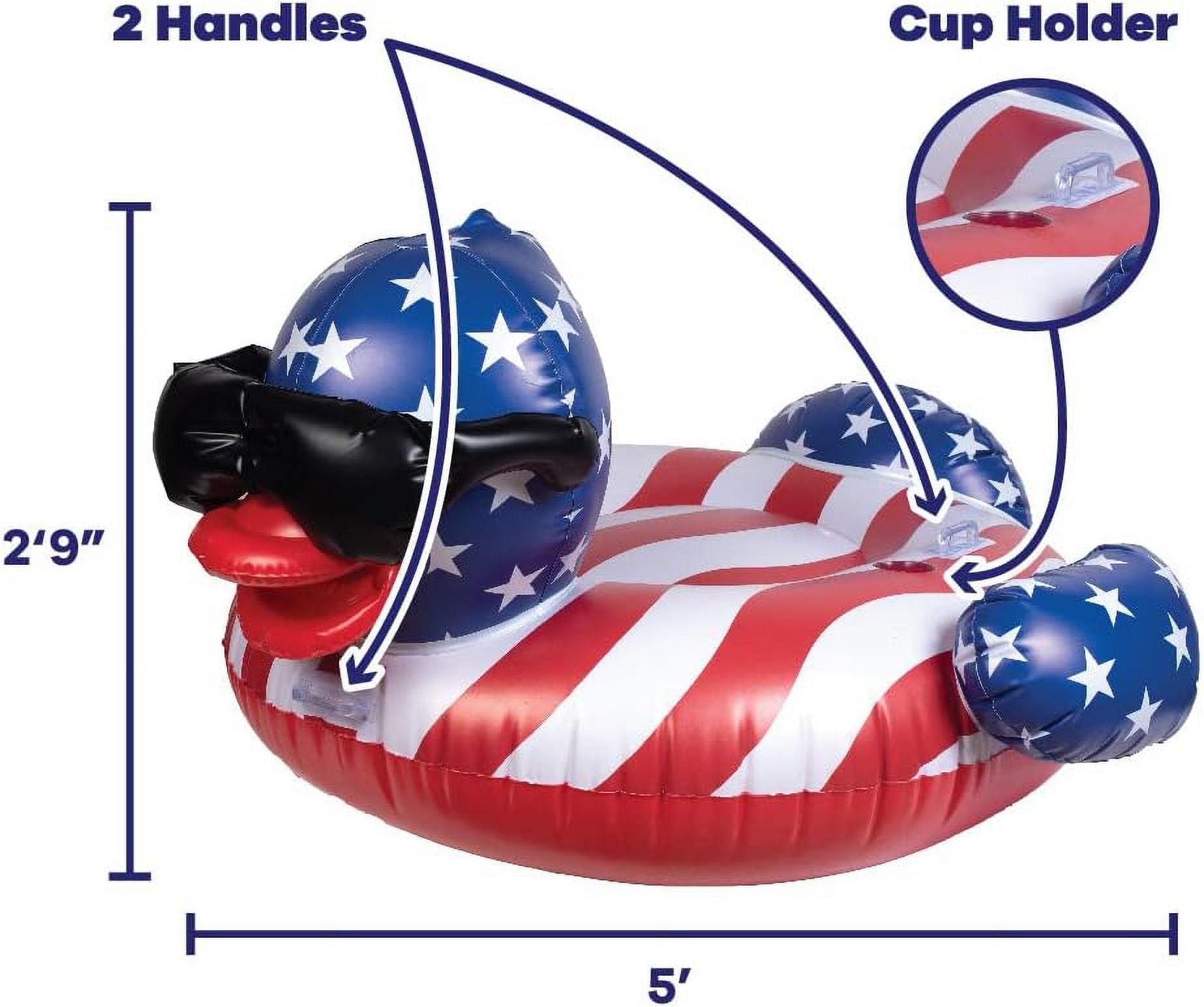 Derby Duck Stars & Stripes Pool Float N1874