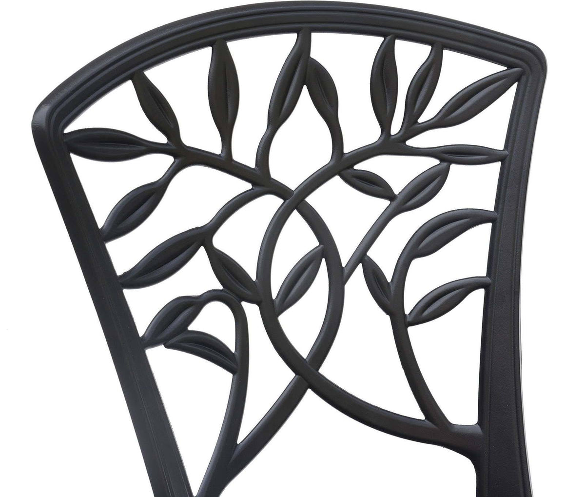 Black Bistro Table Set Y152