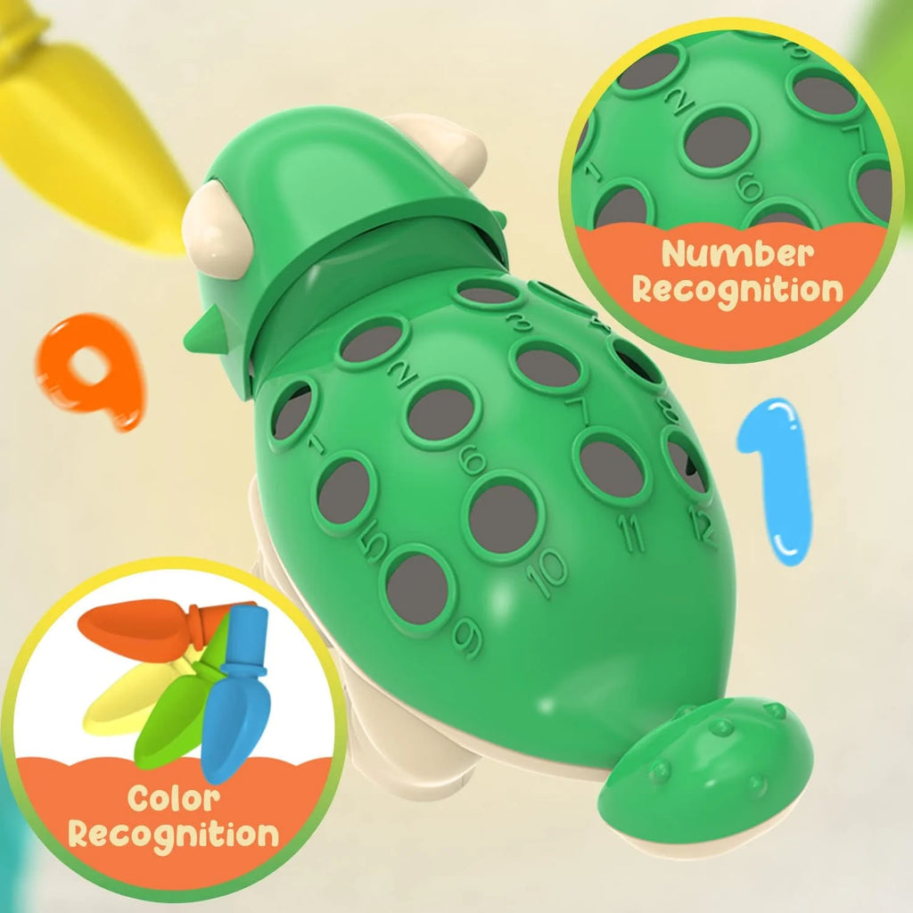 Dinosaur Toy with 12 Spike Quills for Matching Colors N308