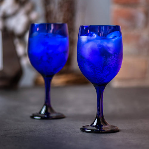 11.5 oz Cobalt Wine Glass Set (12-Pack) A804987