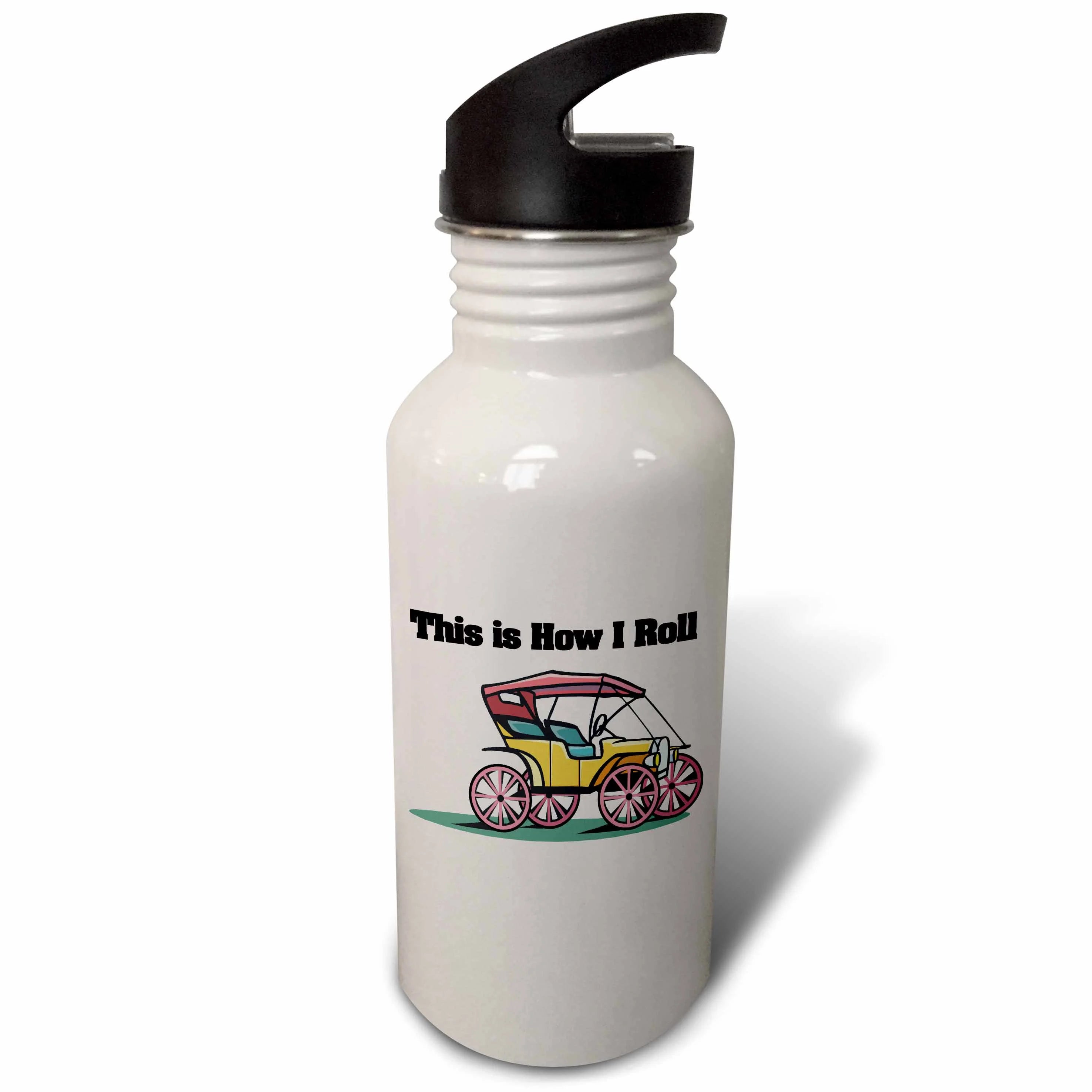 Antique Car 21 oz Sports Water Bottle N850607