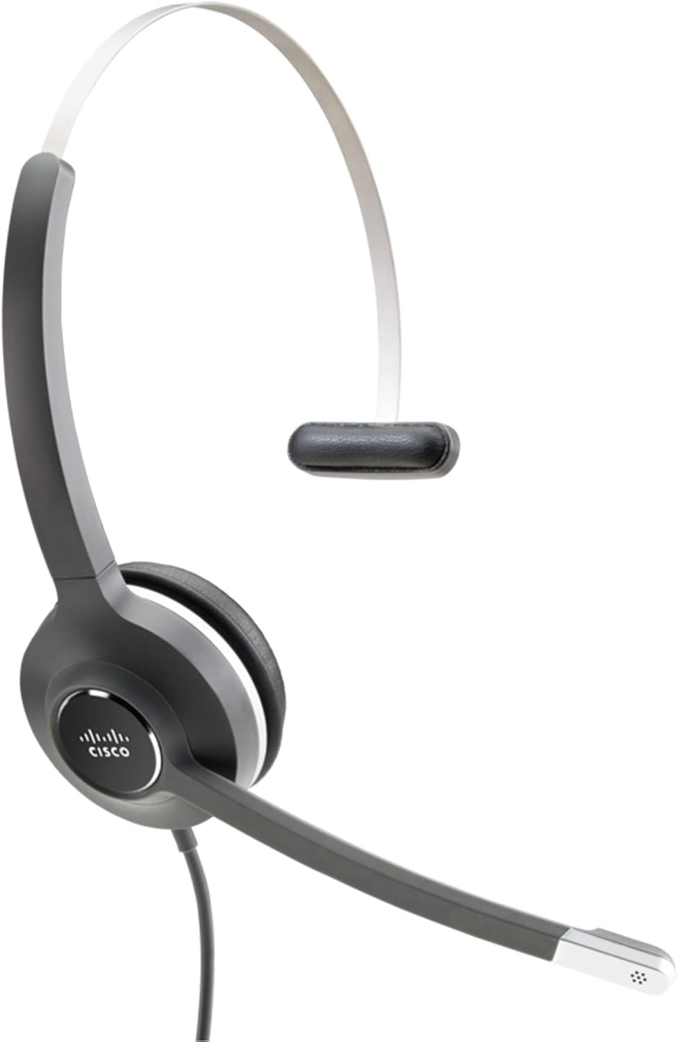 Wired Single On-Ear Headset with RJ-9 Cable, Charcoal Q117