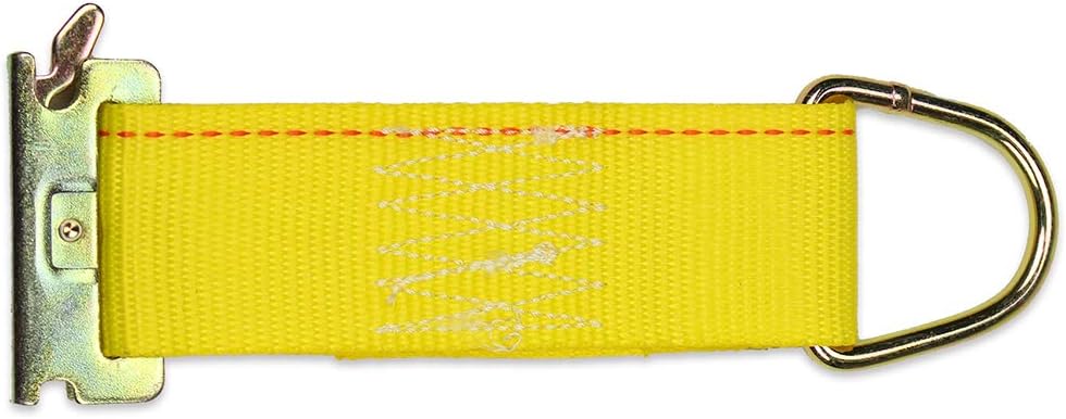 8 Pieces E Track Tie-Down Kit with 12 ft Straps and O-Rings E689575