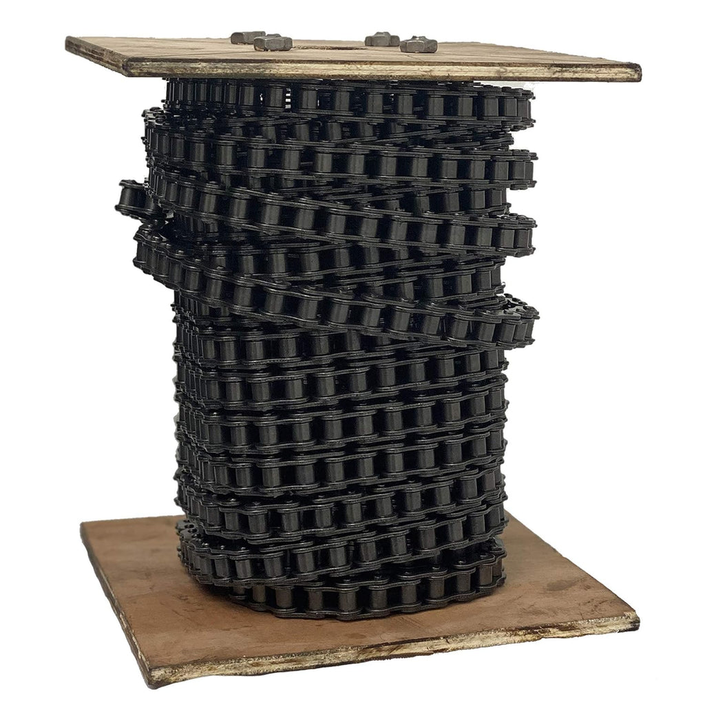 100 Feet Carbon Steel Roller Chain with Connecting Links X1693