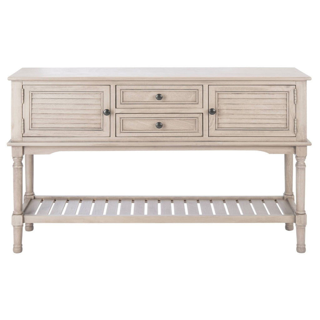 2 Drawer 2 Door Greige Console Table P832808